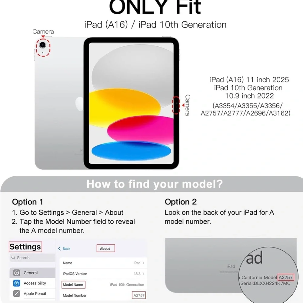 Apple Yellow Tri-Fold iPad Smart Case